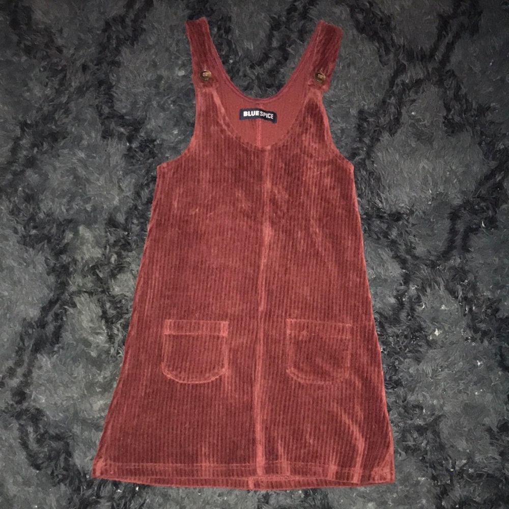 Blue Spice Kids Corduroy Dress - Warm Rust
